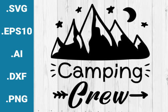 Camping Crew SVG, Cricut Quote Graphic Review