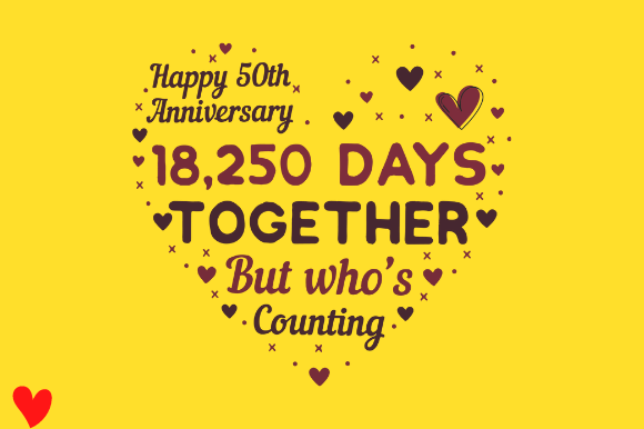 Celebrate 50th Wedding Anniversary Embroidery Review
