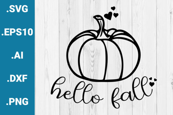Hello Fall Pumpkin SVG Cricut Quote Review