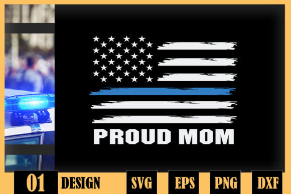 Proud Mom of Police Blue Thin Line Review