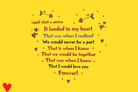 Review: BOYFRIEND GIRLFRIEND HEART ANNIVERSARY Embroidery Design