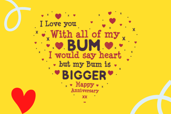Reviewing the Funny Anniversary Birthday Gift Heart Design